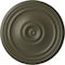 Ekena Millwork Reece Ceiling Medallion (Fits Canopies up to 6 3/4"), Hand-Painted Witch Hazel, 21"OD x 1 1/4"P CM21REWHF - alternate 1